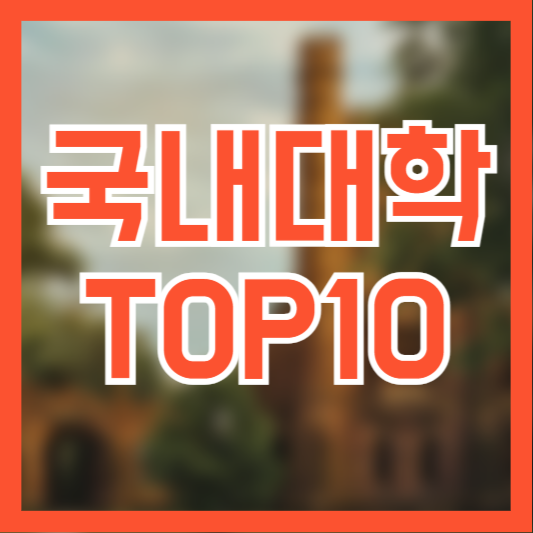 국대 대학 순위 TOP 10 특징 변동 지표