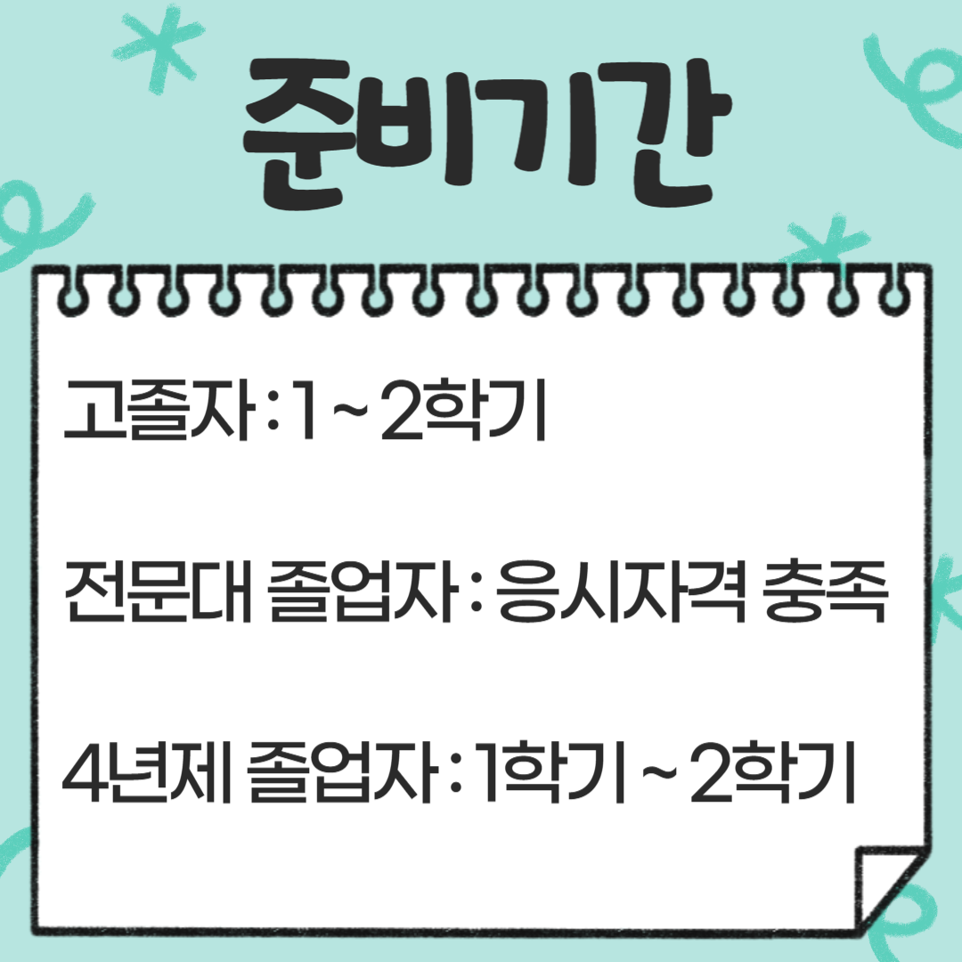 준비기간