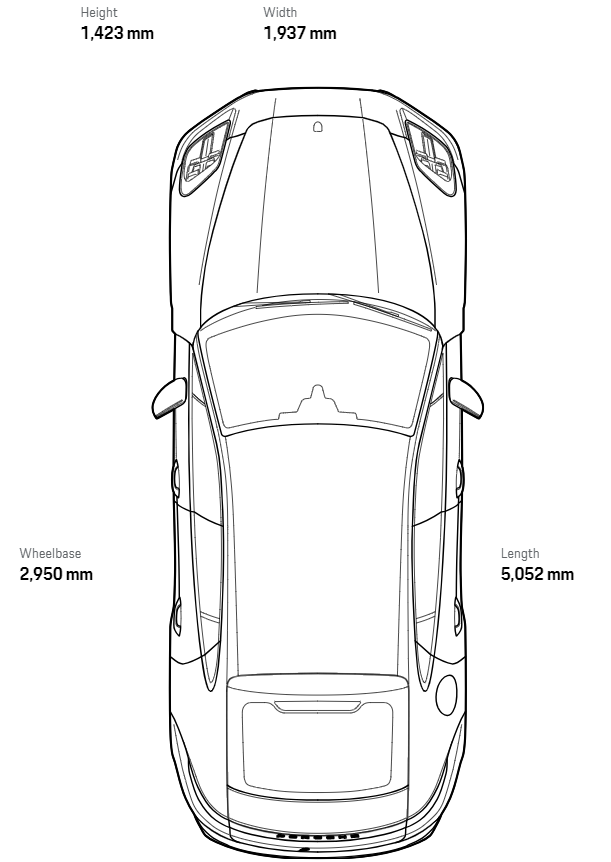 2024 파나메라4 치수