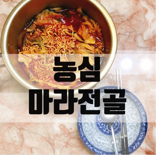  야식으로 딱인 농심 쿡탐 마라전골 리뷰!!