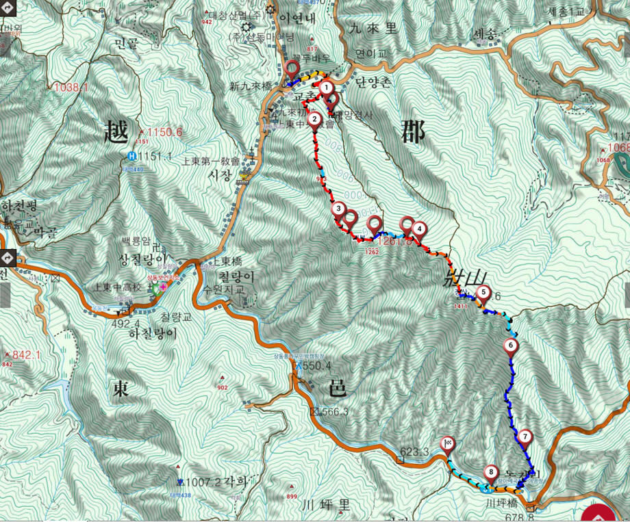 상동 장산 야영장 이미지