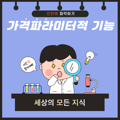  가격 파라미터적 기능 뜻 알아보기