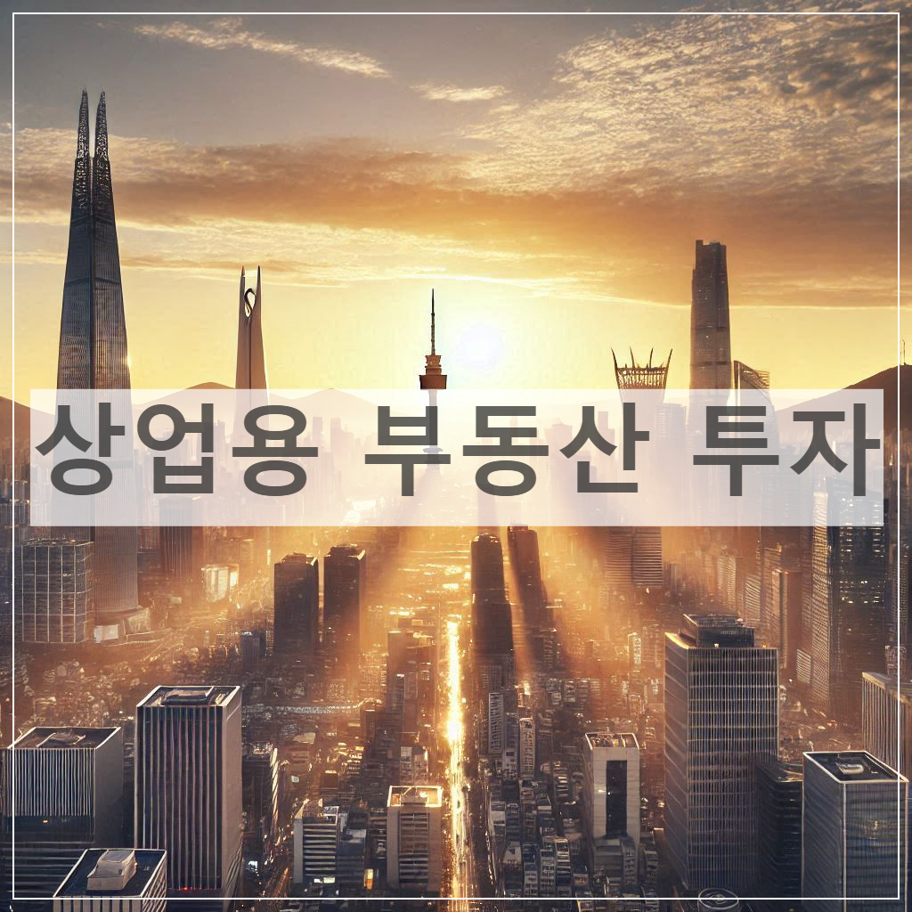 상업용 부동산 투자