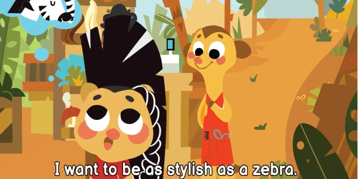 i want to be as stylish as a zebra-사진