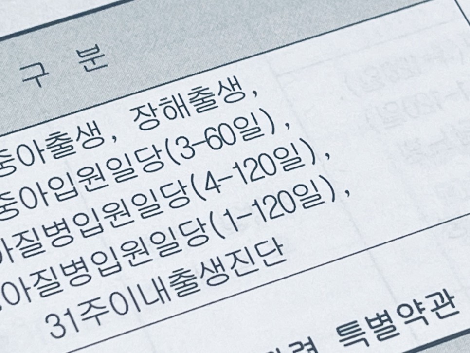 출산준비물 다 있음! 현대해상태아보험사은품 필요한 3