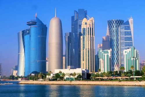 빌딩이-높게-지어진-카타르
