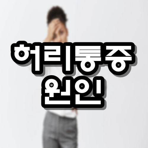  허리통증 원인