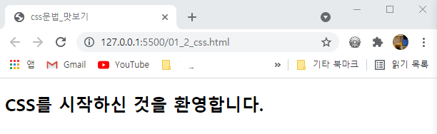  css _문법 + (css 맛보기)