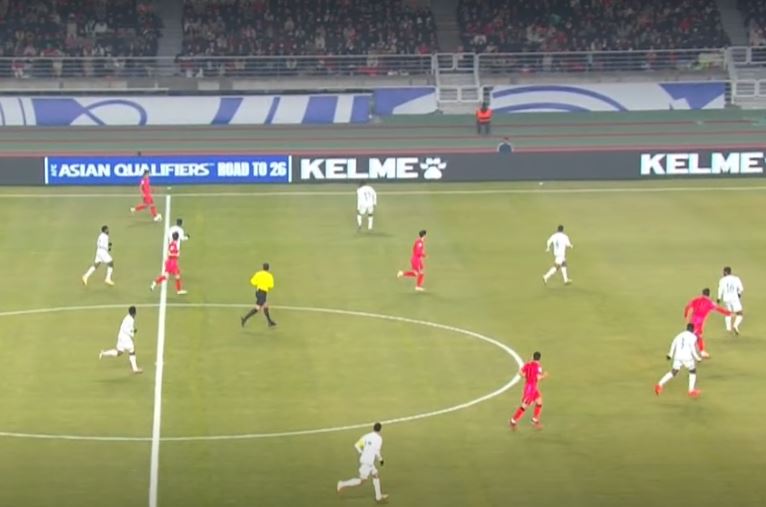 한국 대 오만 축구경기
