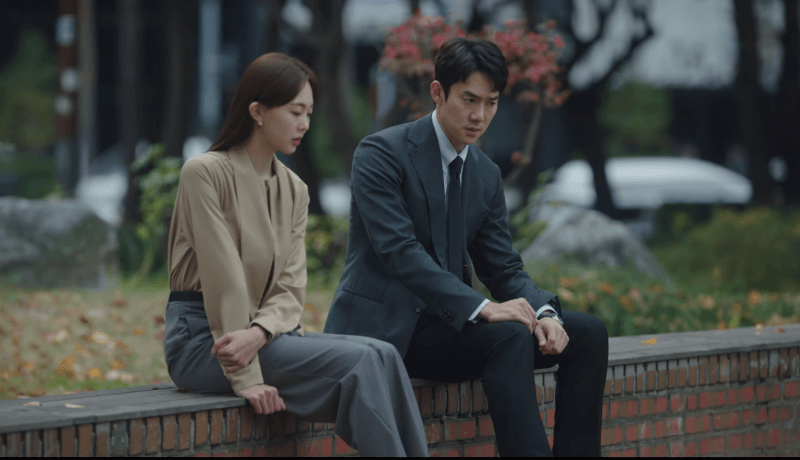 사랑의 이해 12회 하상수와 박미경의 대화(출처: 넷플릭스)