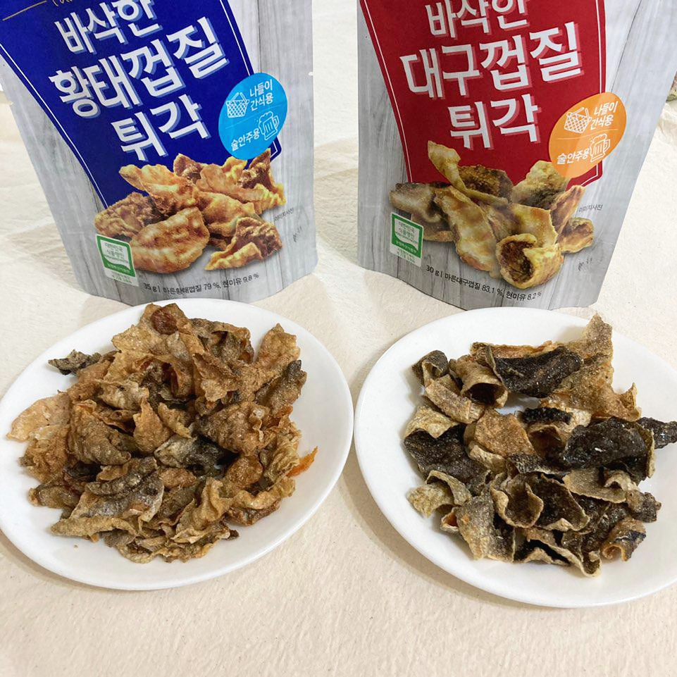  대한민국 식품명인 오희숙 명인의 고급진 전통부각 황태껍질튀각, 대구껍질튀각