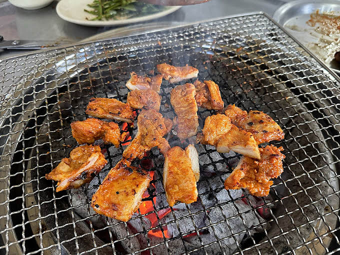 춘천 닭갈비집 '원조숯불닭불고기'