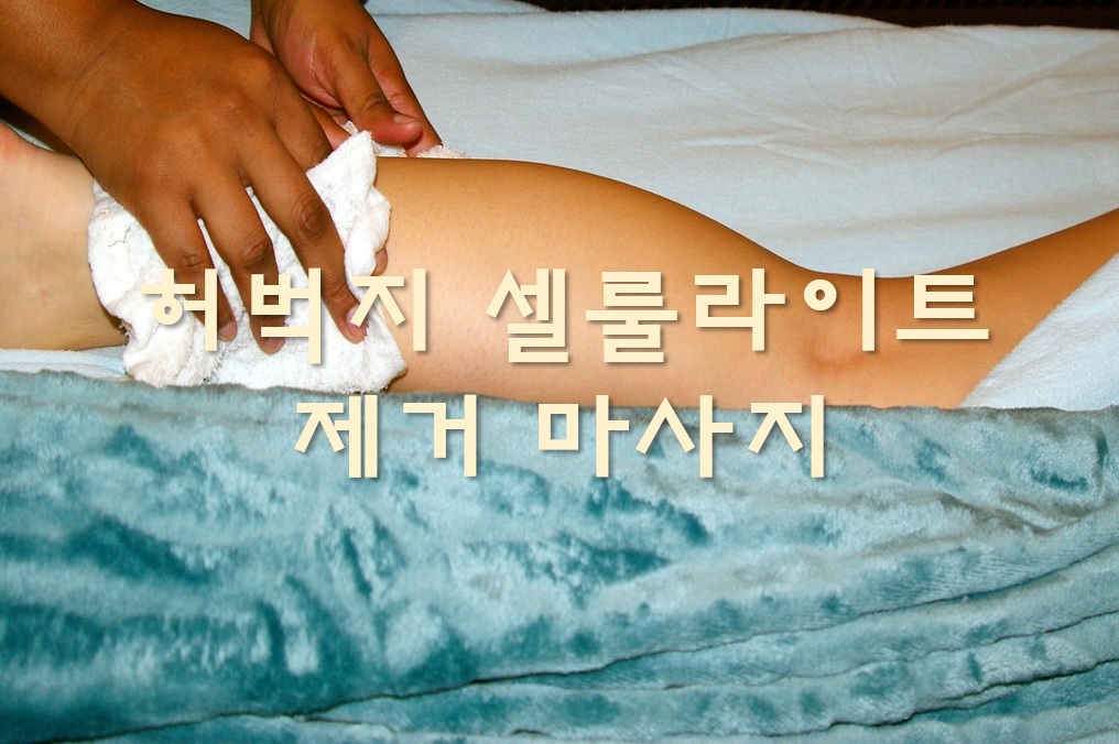  허벅지 셀룰라이트 제거 마사지 효과와 셀룰라이트 없애는 운동 방법