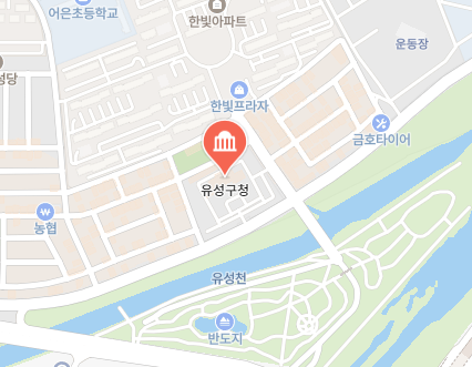 유성구청 위치 이미지