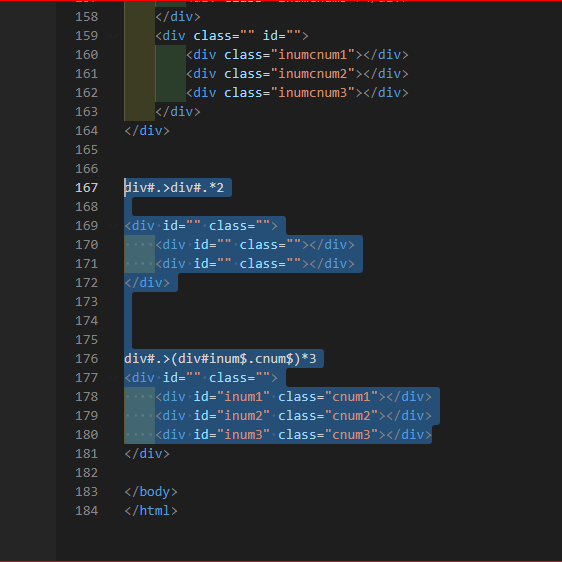 div에 emmet(이멧) 기능으로 id와 class 자동으로 지정하는 방법&#44; vs code 코드 자동완성