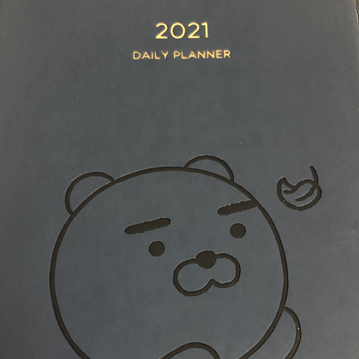  2021 카카오프렌즈 다이어리 후기 (베이비 라이언 / 어피치), 데일리 스케줄러