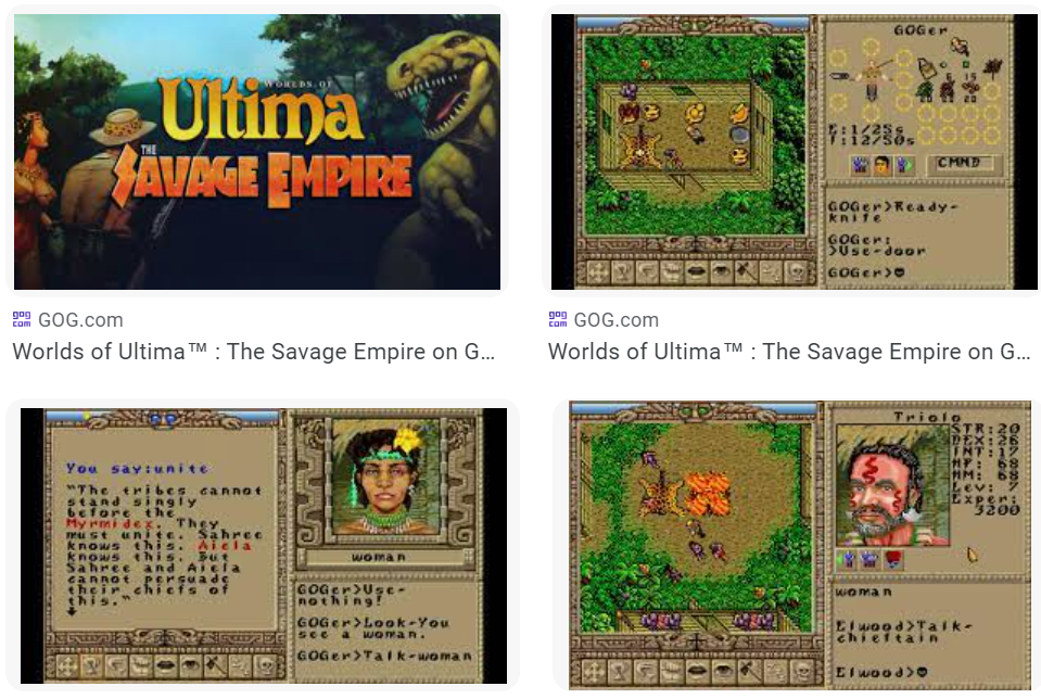 월드 오브 울티마 (Worlds of Ultima: The Savage Empire) 무료 판타지 롤플레잉 게임 다운로드