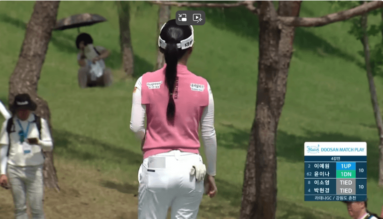 이예원 프로와 윤이나 프로의 태도 논란 영상을 보고...