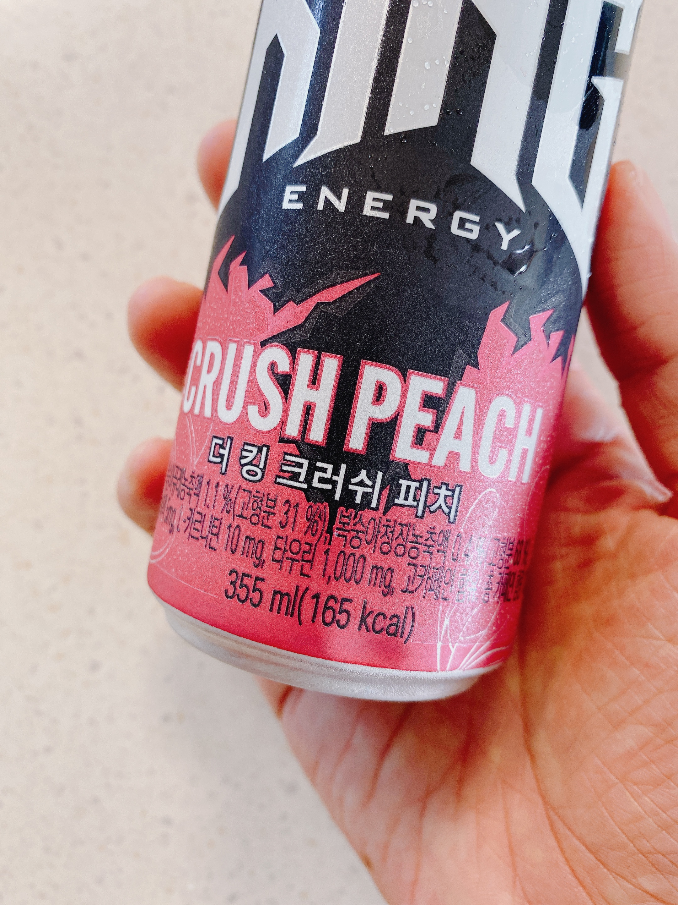 핫식스 더킹크러쉬 피치 제품&#44; 맛 소개