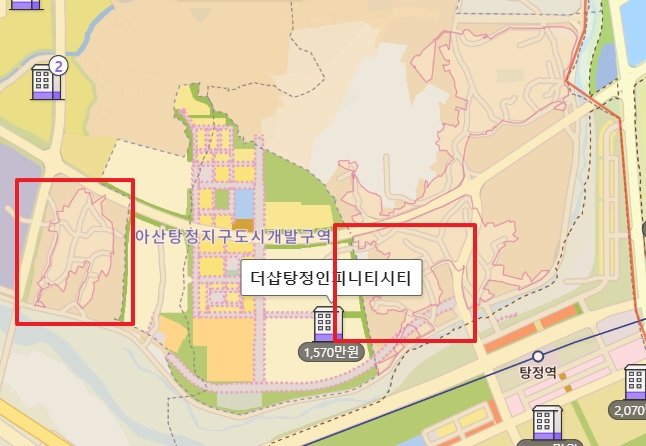주변 자연취락구역은 장기적으로 개발은 되겠지만&#44; 얼마나 장점일지는 의문이다.