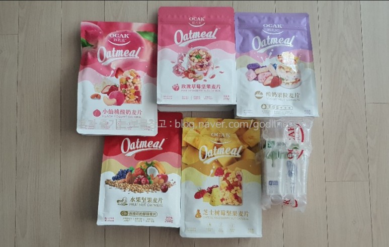 오자크 OCAK 가쓰카츠 오트밀 씨리얼 마구 먹어치우는 샤오잔 광고 5