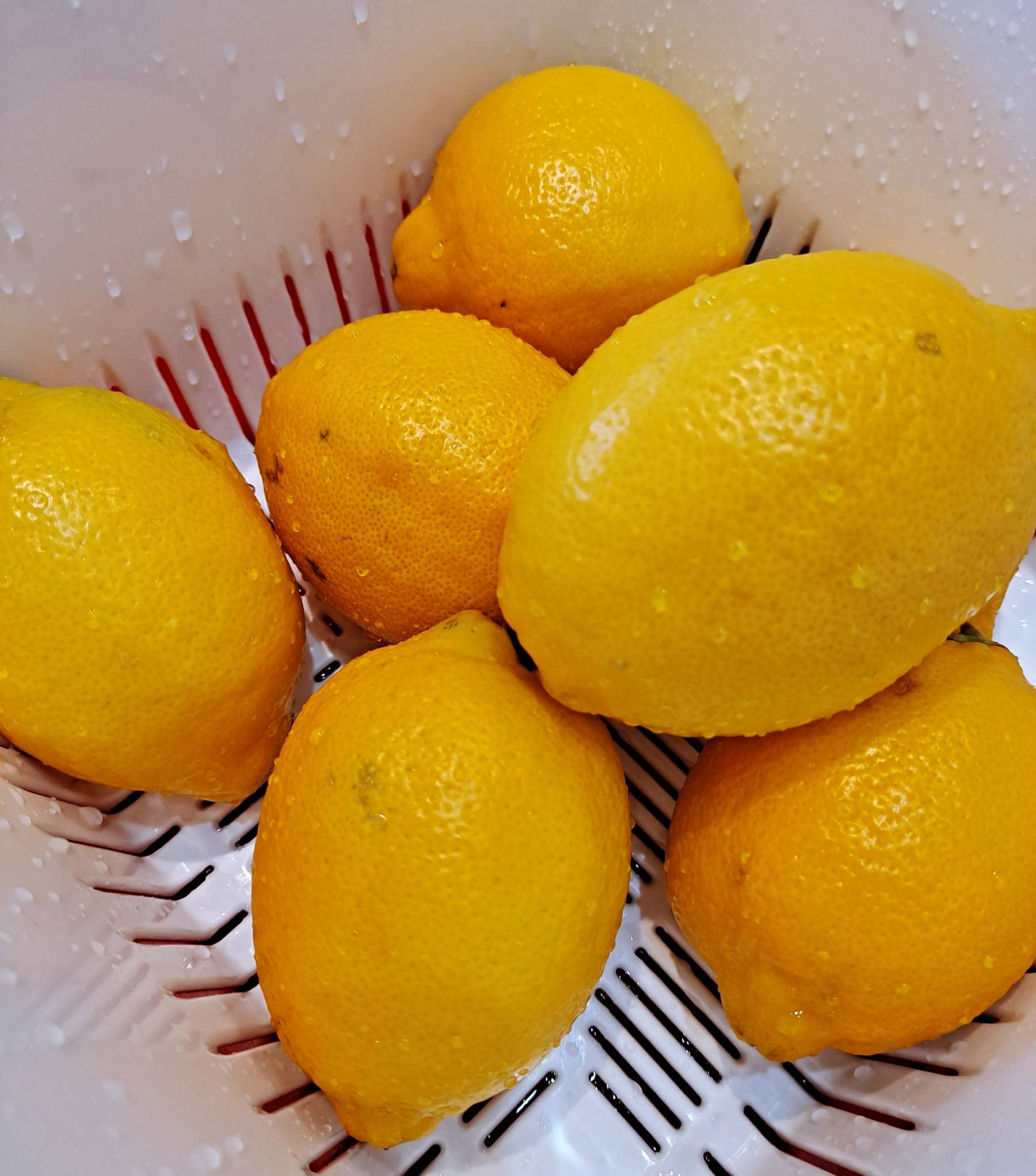 깨끗한 레몬을 담아주기