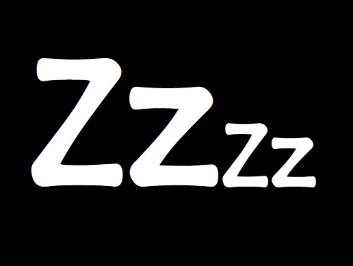 잠자는-것을-표현-하기-위해-zzz를-사용