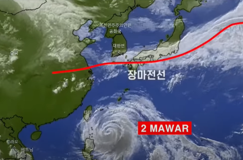 2호태풍-마와르-대형태풍-상태-일본으로-이동예정-일본장마-선언
