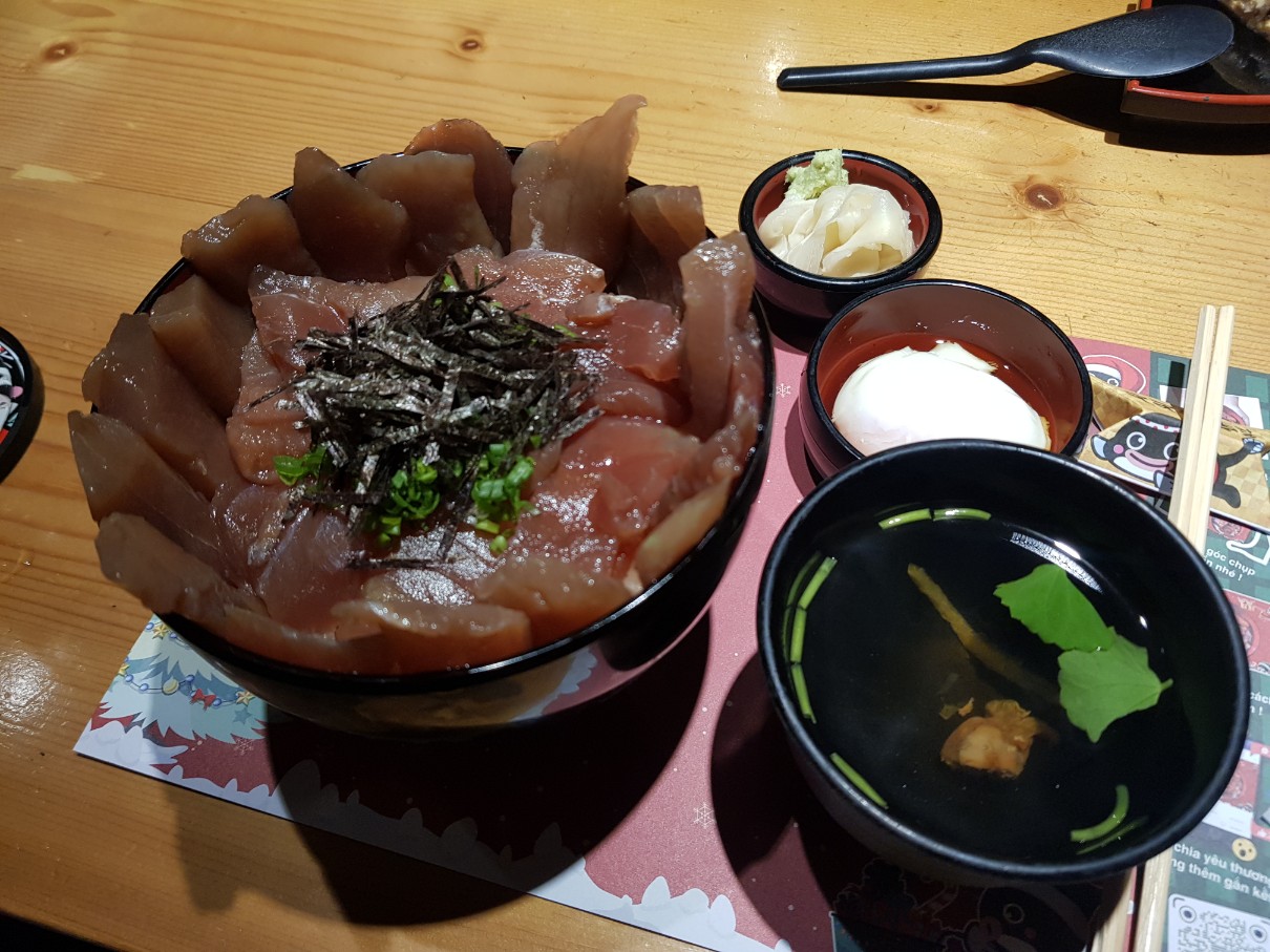 호치민 1군 벤탄시장 일본식 장어요리 전문점 우나또또 - Set A(맑은 국물 + 반숙계란)