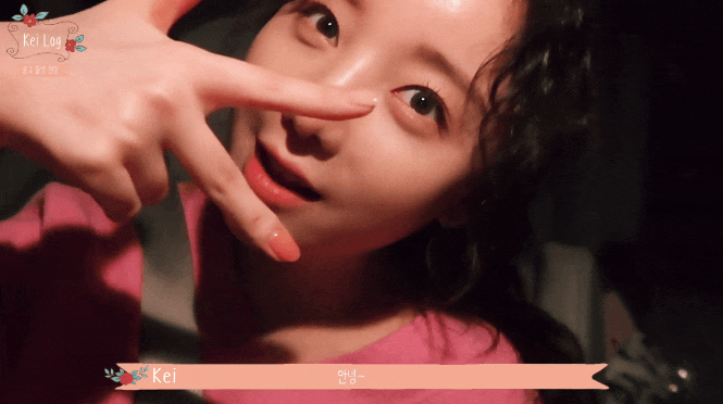  [러블리즈 케이] 케이로그(브이로그) 움짤 : two토리얼 첫 촬영