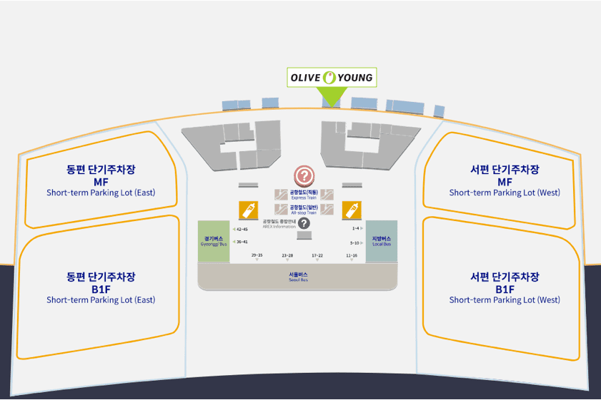 인천공항 제2터미널 올리브영 위치