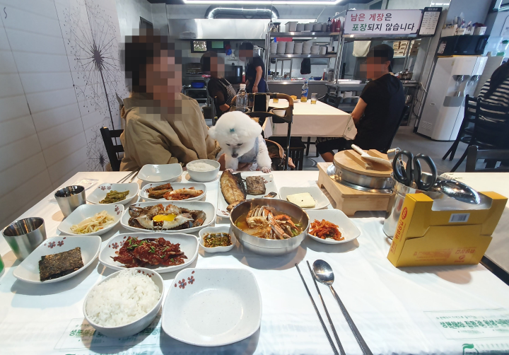여수 성산밥집 꽃게장 정식