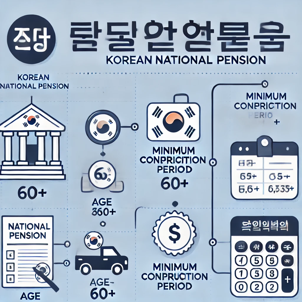 노령연금 수급자격 계산방법(2024 지원 상향)
