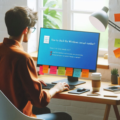 윈도우 시리얼 넘버 확인 방법을 검색하는 사람