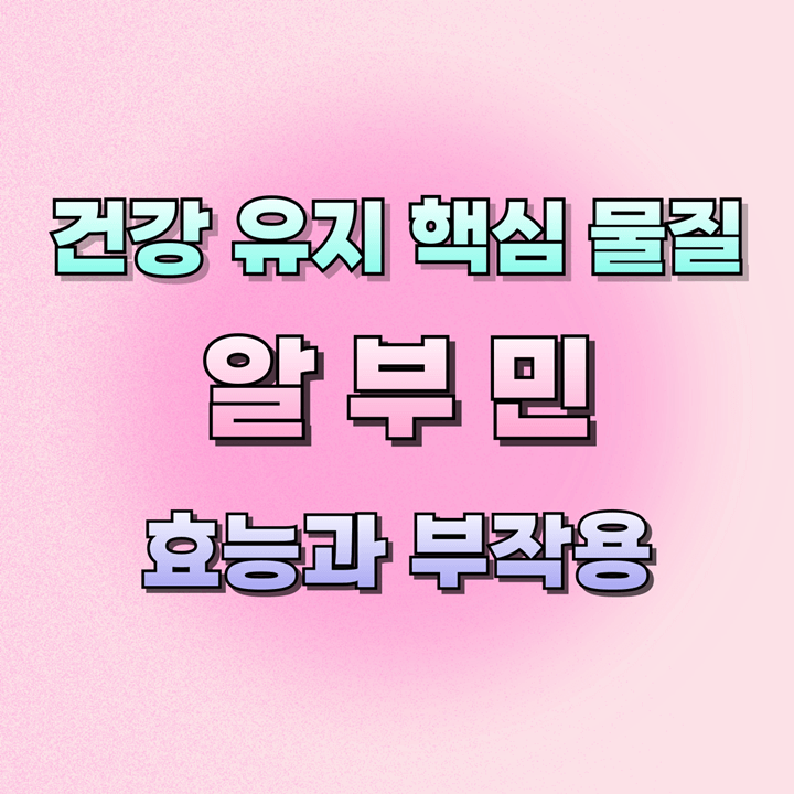 알부민효능