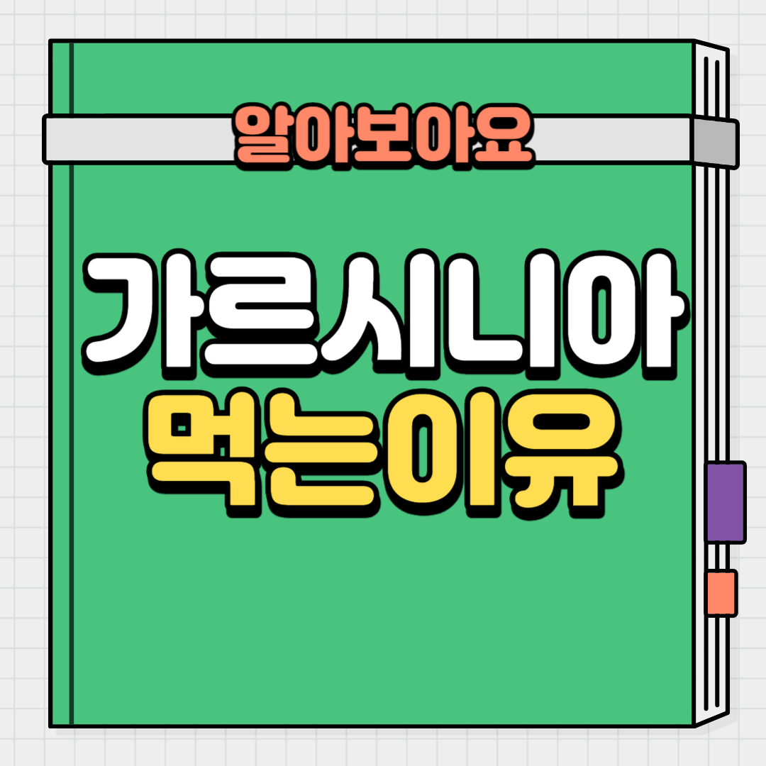  가르시나아 효능. 체지방 감량에 효과적일까?