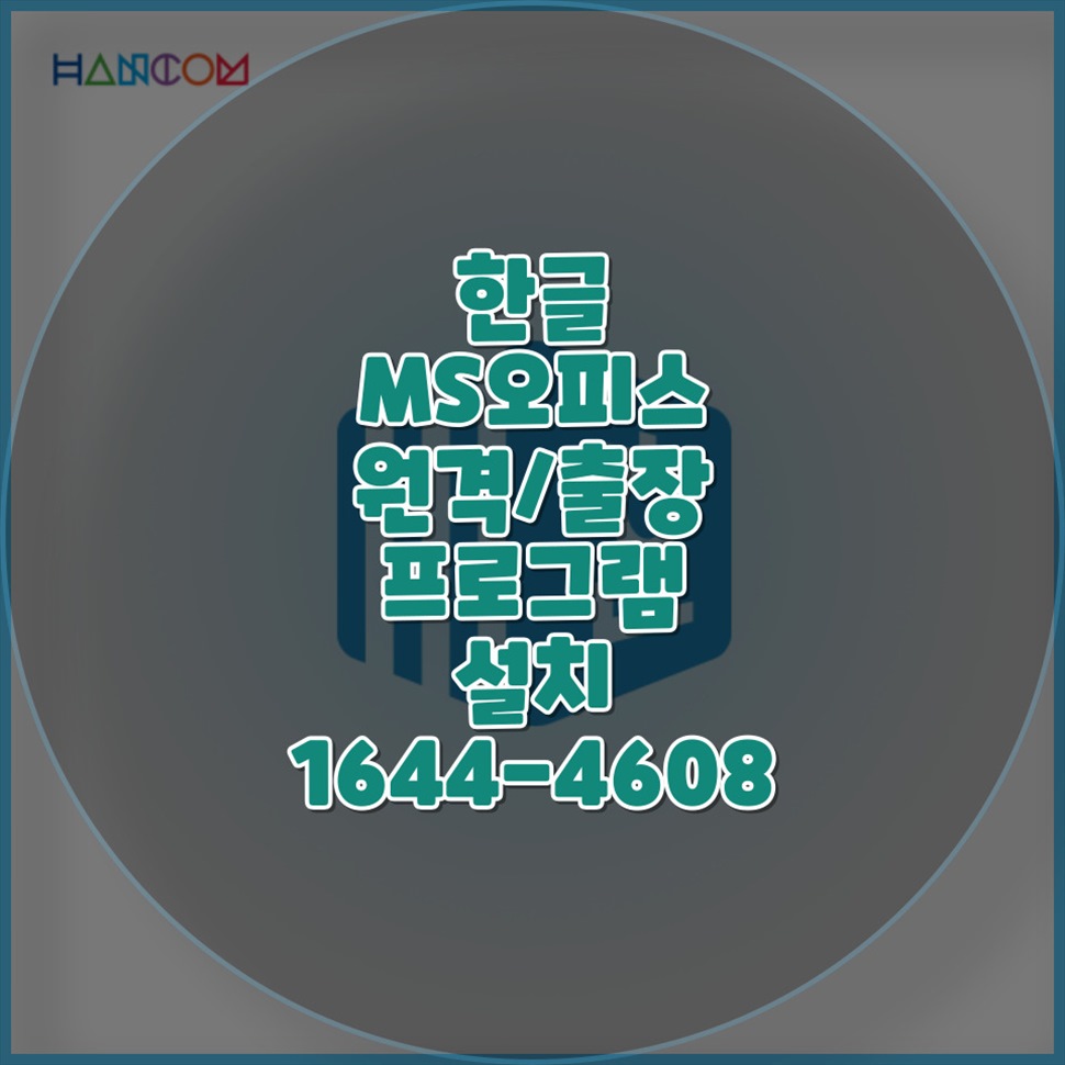  빠르고 편리한 설치 서비스: 한글, MS오피스(엑셀, 워드, 파워포인트), 원격 및 출장 설치