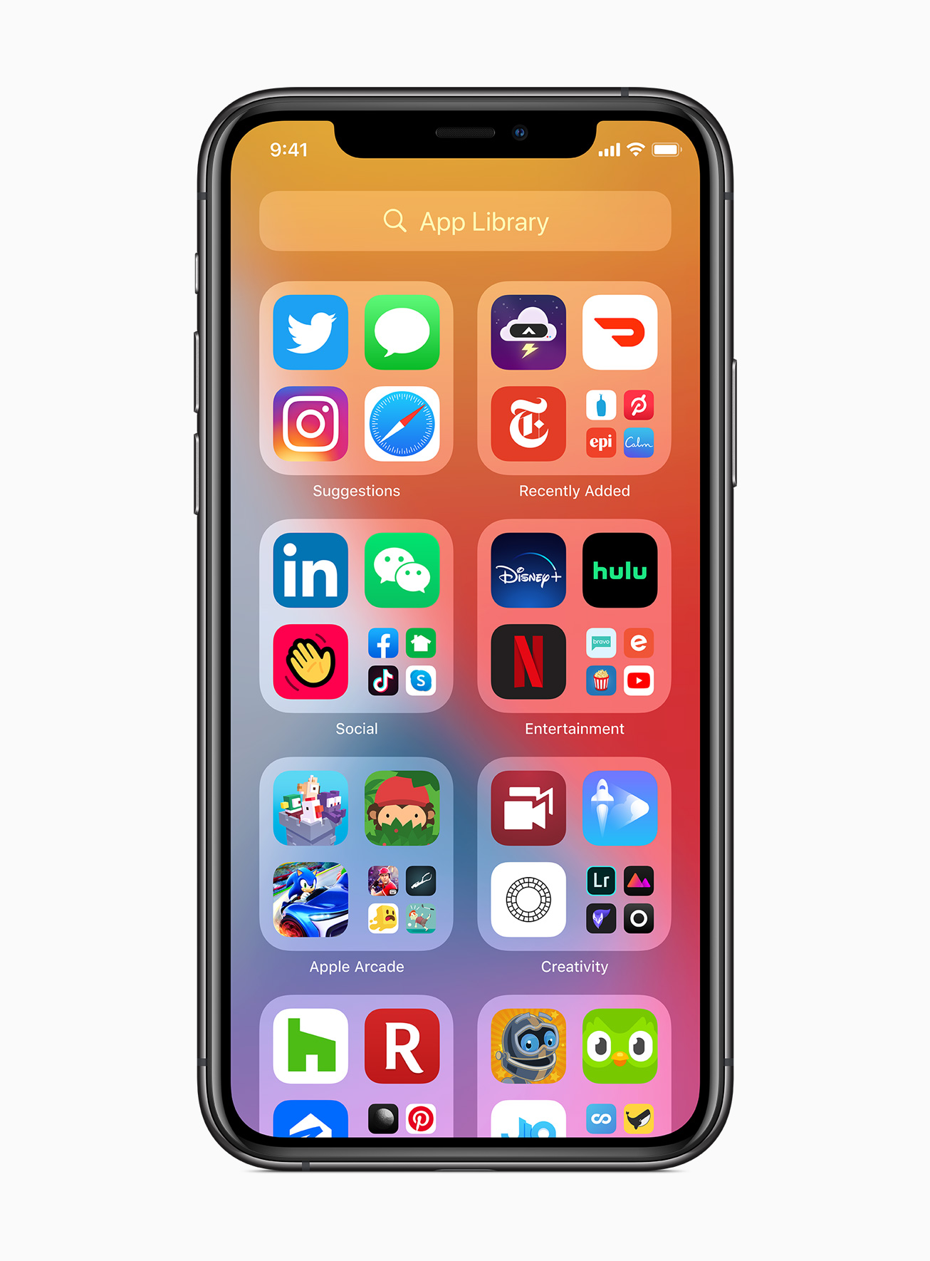 iOS14_아이폰 앱 라이브러리