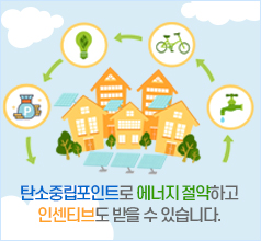 탄소중립포인트로 에너지 절약하기