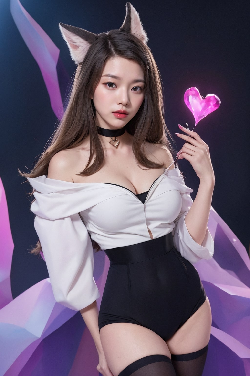  AI로 생성하다가 실패한 K/DA 아리 코스프레한 실사풍 사진들 모음