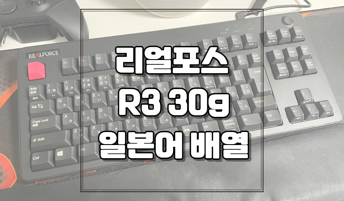 리얼포스 R3 30g 리뷰 썸네일