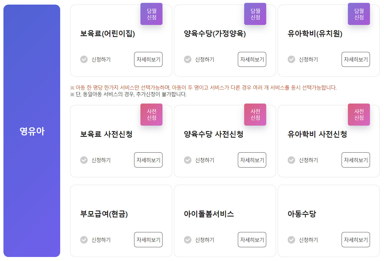 복지급여-신청화면