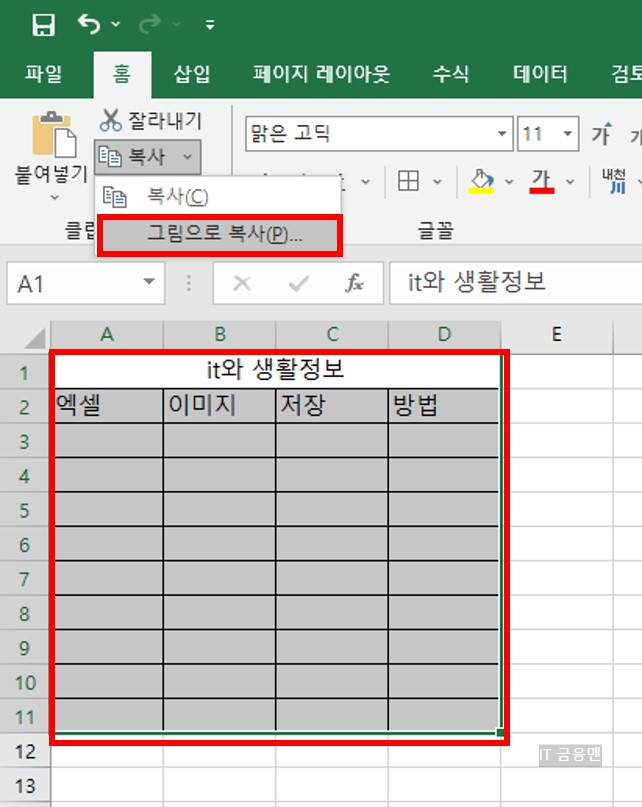그림으로 복사