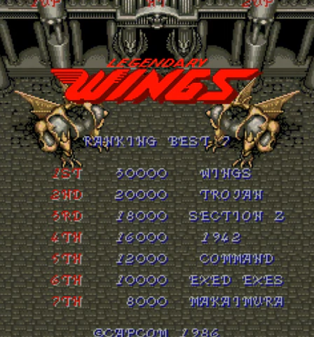  [게임이야기]캡콤 고전게임 아레스의 날개(Legendery Wings)1986