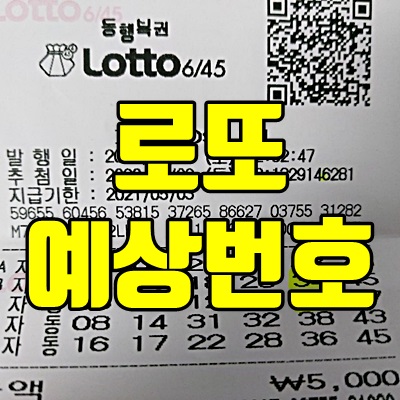 로또910회 예상번호