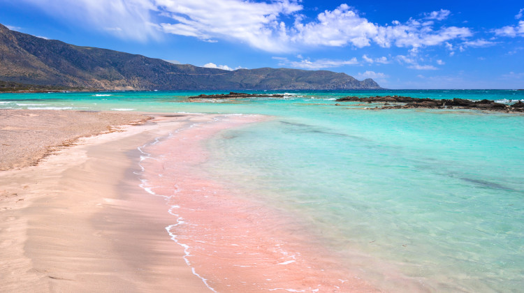 Elafonisi beach pink sand