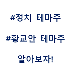  황교안 정치 총선 대선 테마주 관련주 대장주 수혜주