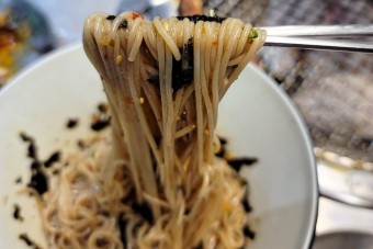 막국수 닭무침 닭곰탕