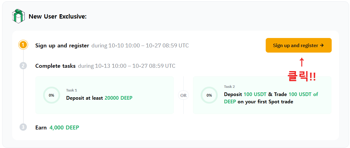 [New Users Only]Deposit and Earn from 120,000,000 DEEP Prize Pool