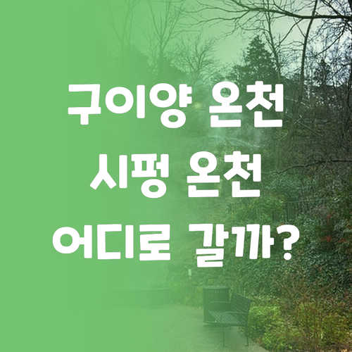 구이양/시펑 온천 호텔 완벽 분석! 